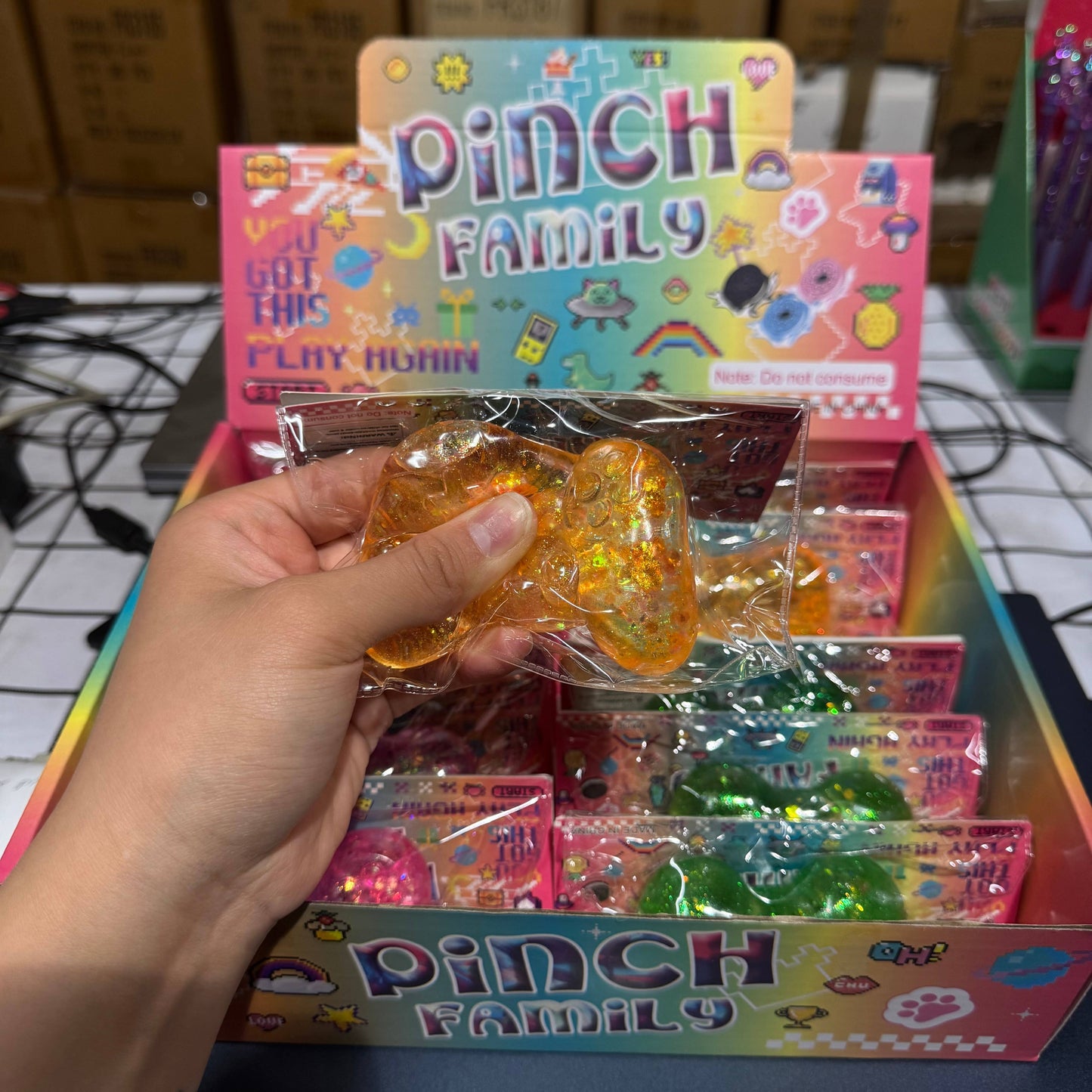 Sugar Squeeze Glitter Game Controller