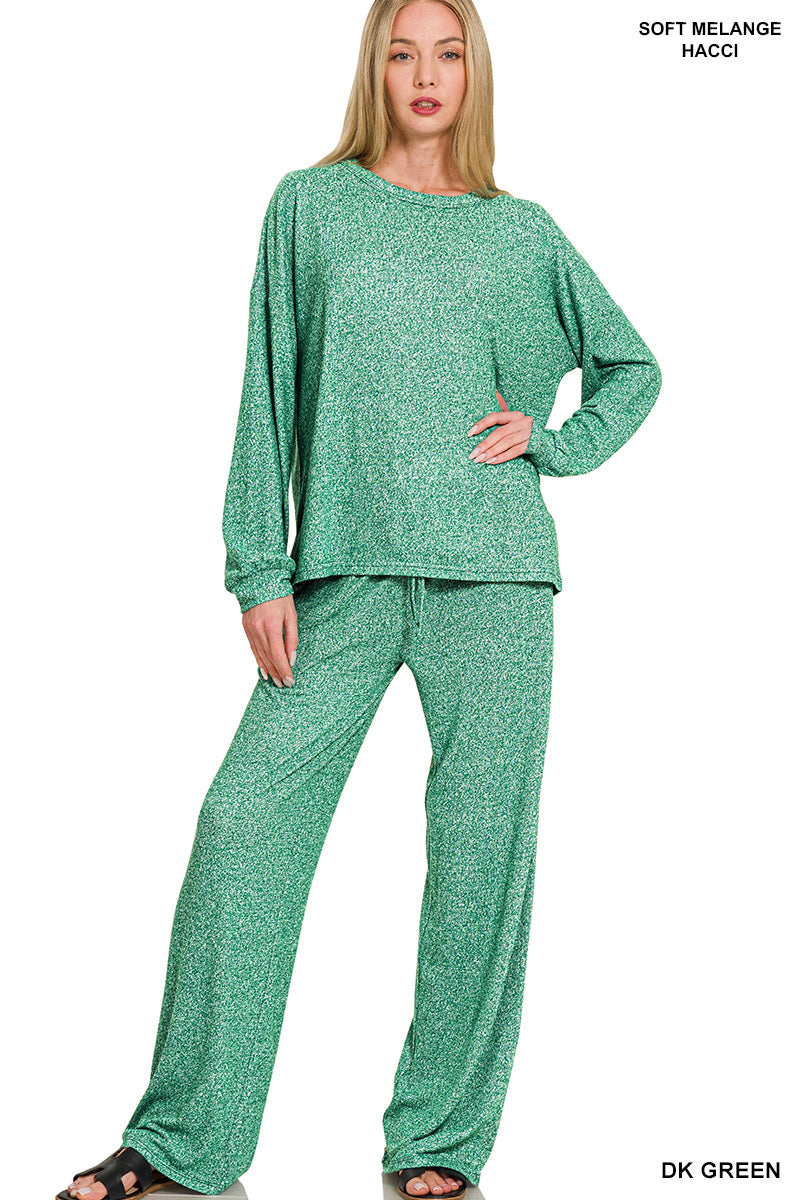 Soft Long Sleeve Set - Dk Green