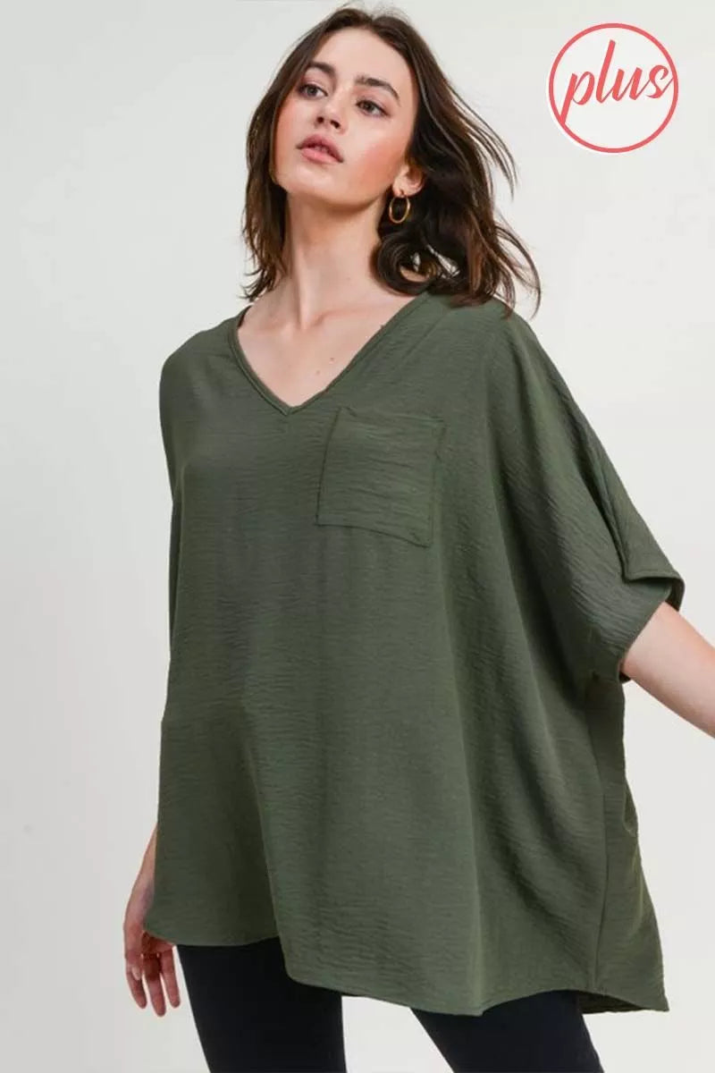 Olive Flow With Me Top