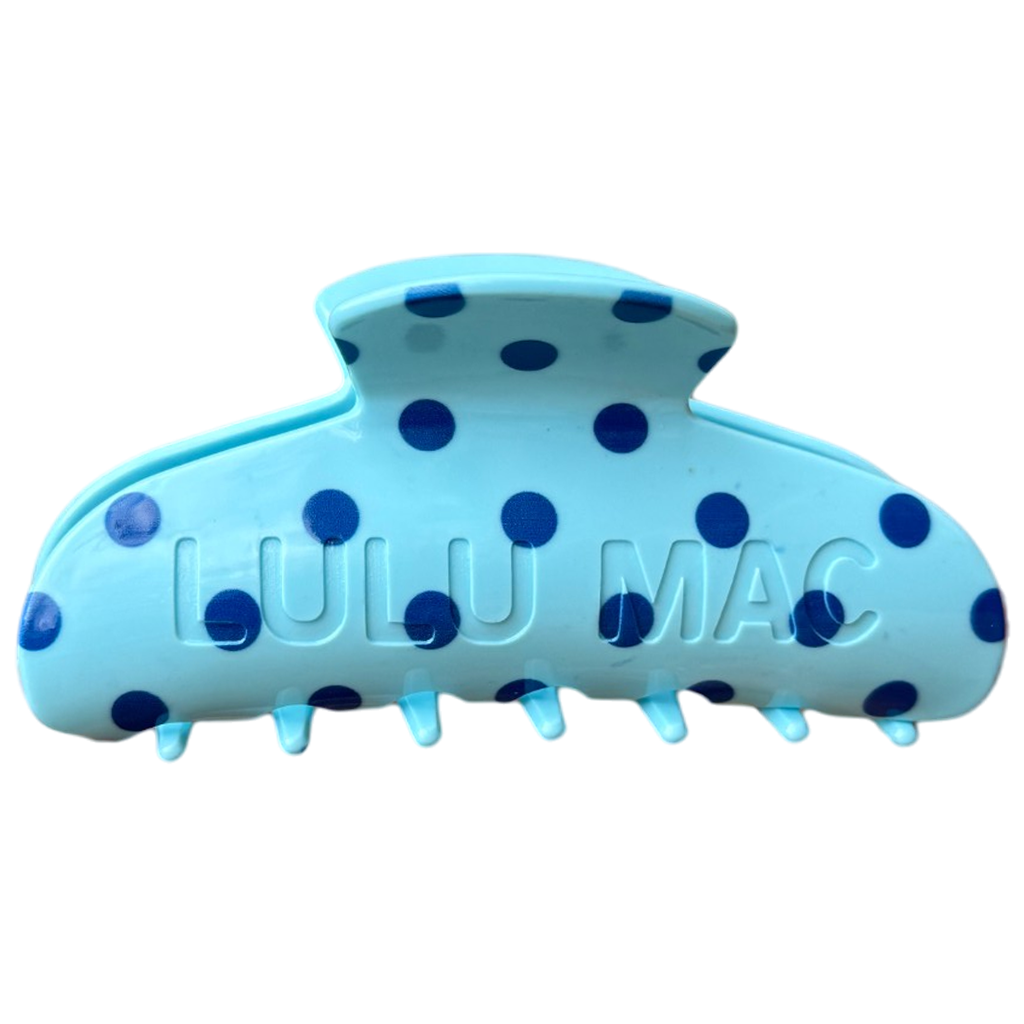 LM-HAIR CLIP Blue/Navy Dot