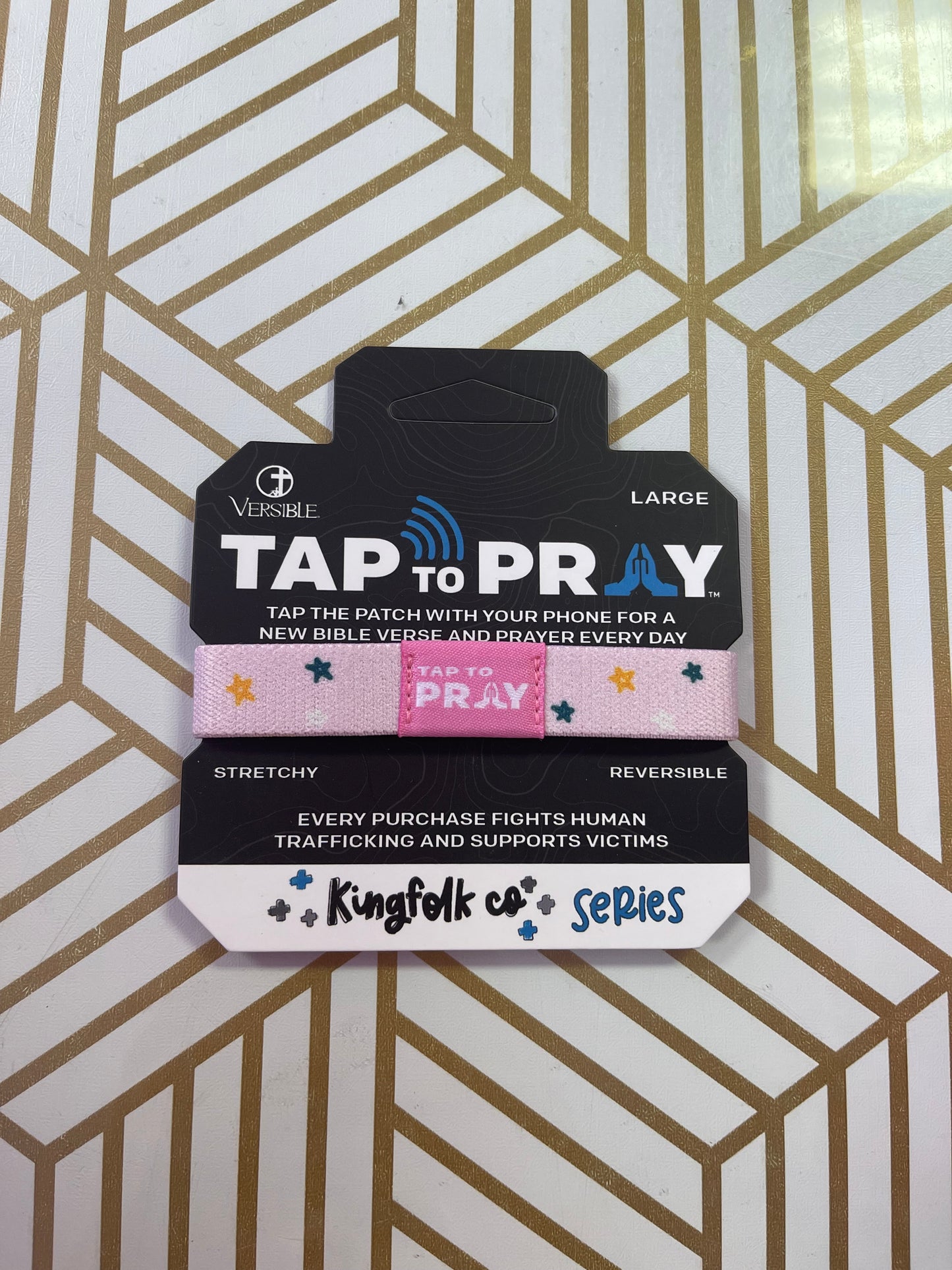 Tap To Pray® Kingfolk Series Wristband - YHWH - Large