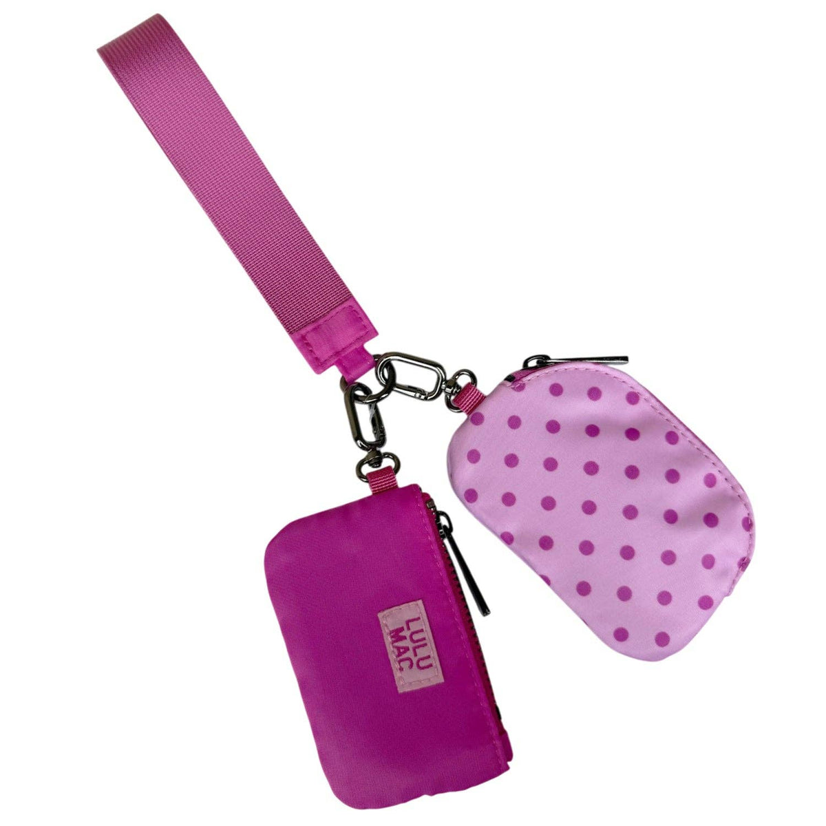 LM-Pink/Hot Pink Dots Wrislet