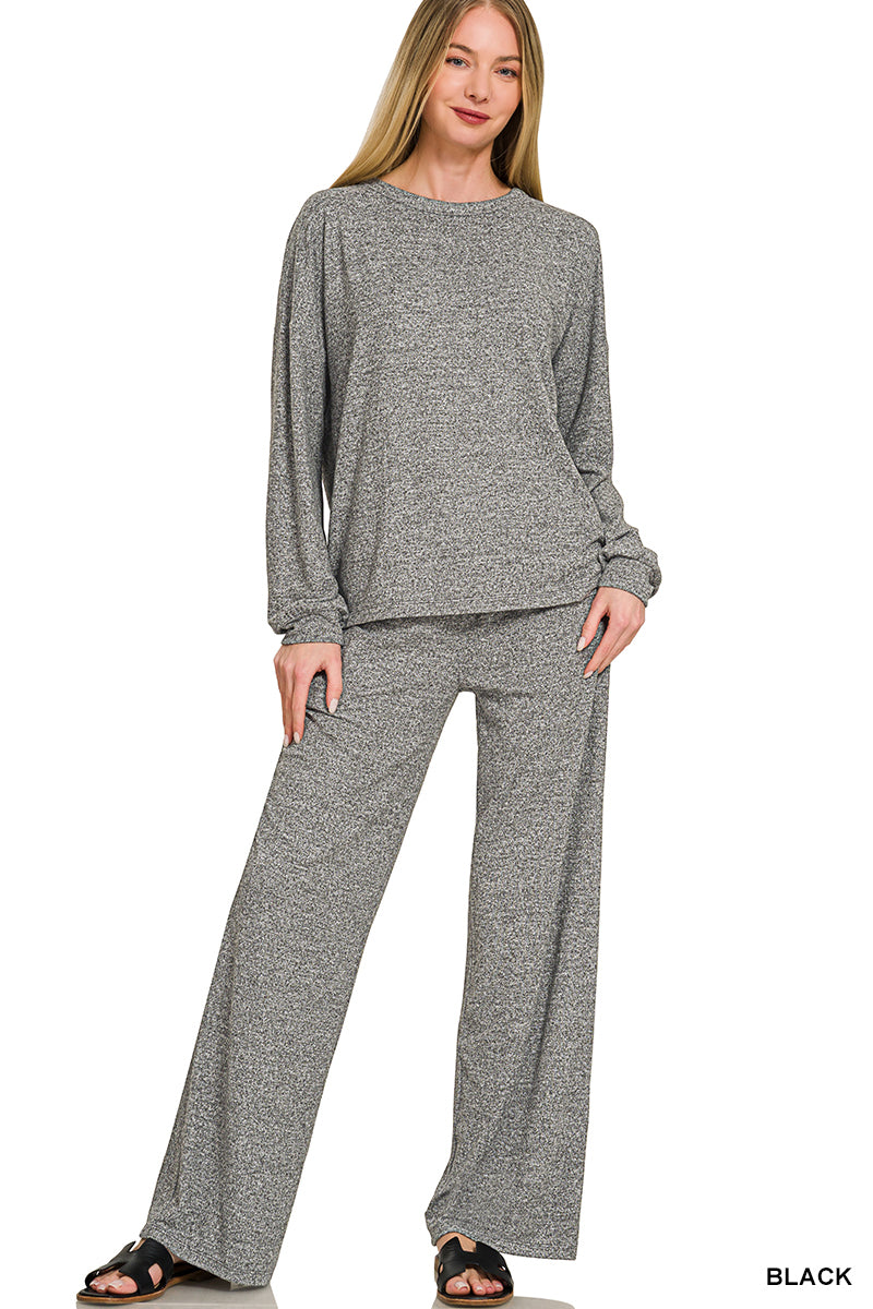 Soft Long Sleeve Set - Black