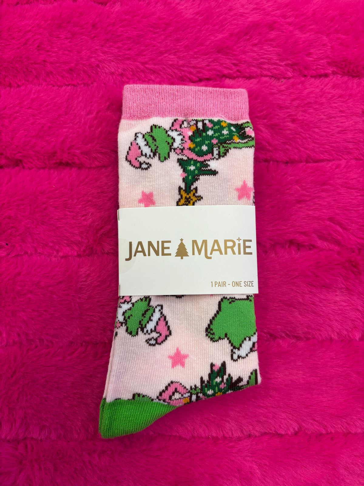 Pink Merry Mischief Tall Sock