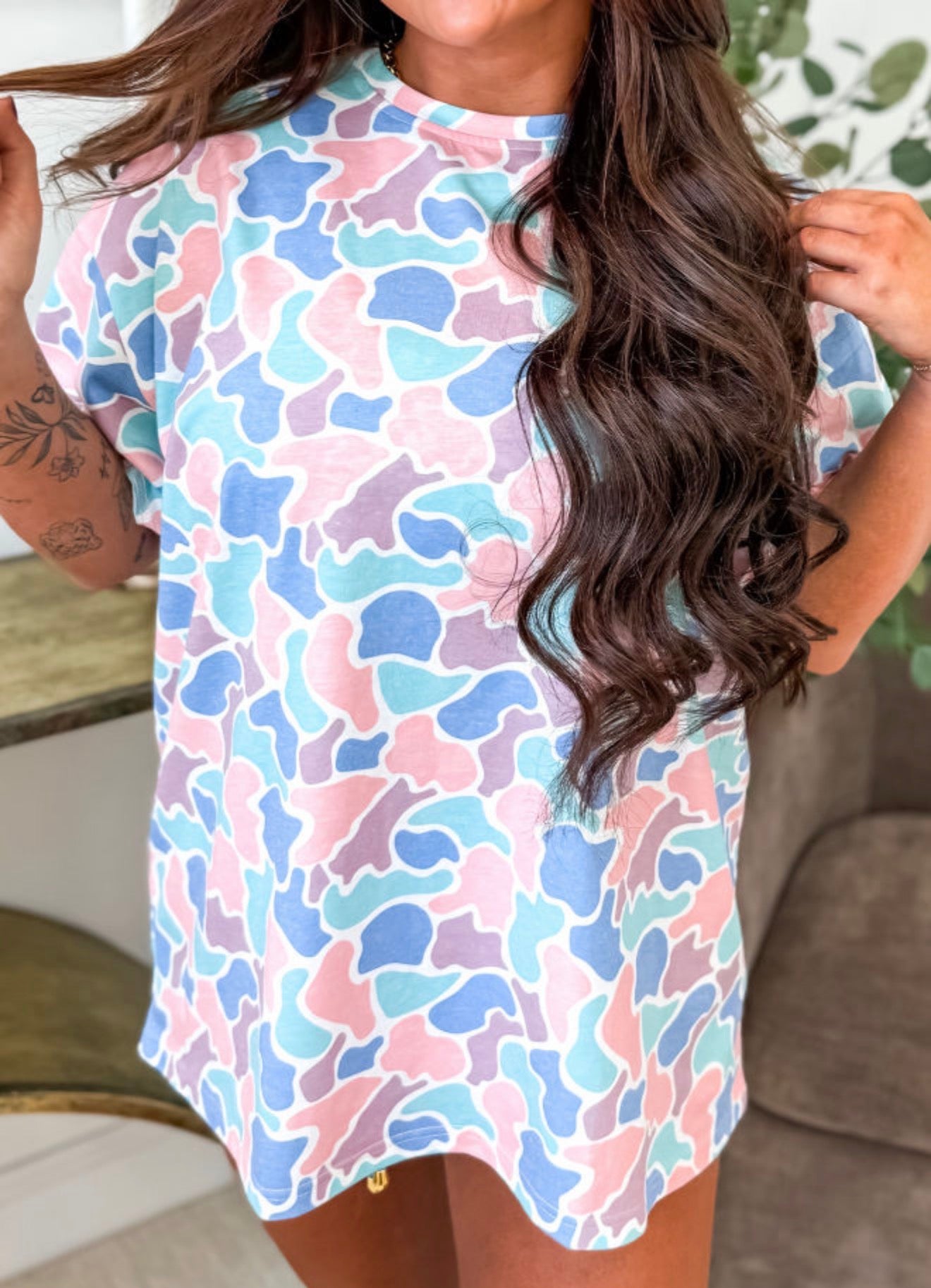 Multi Color Camo Tee
