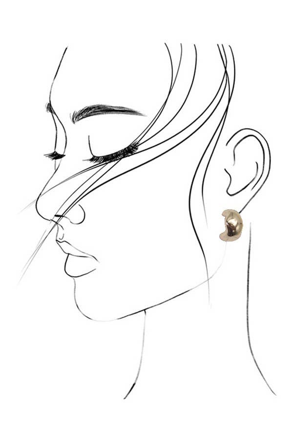BUBBLY MINI HUGGIE HOOP TRIO EARRINGS | GOLD