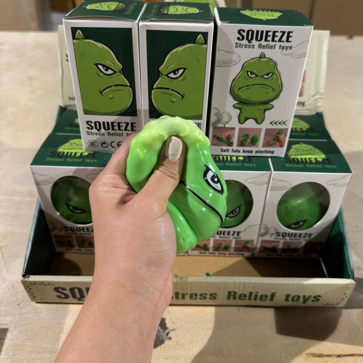 Crackling Crunchy Christmas Grinch Squishy