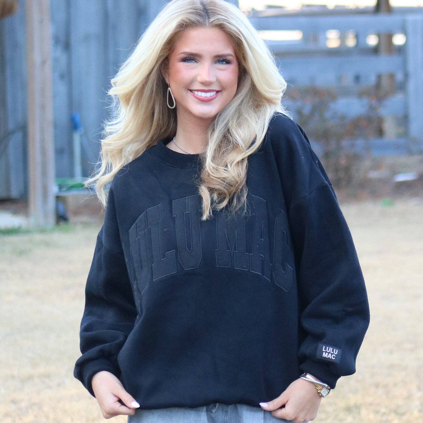 LM- BLACK Sweatshirt