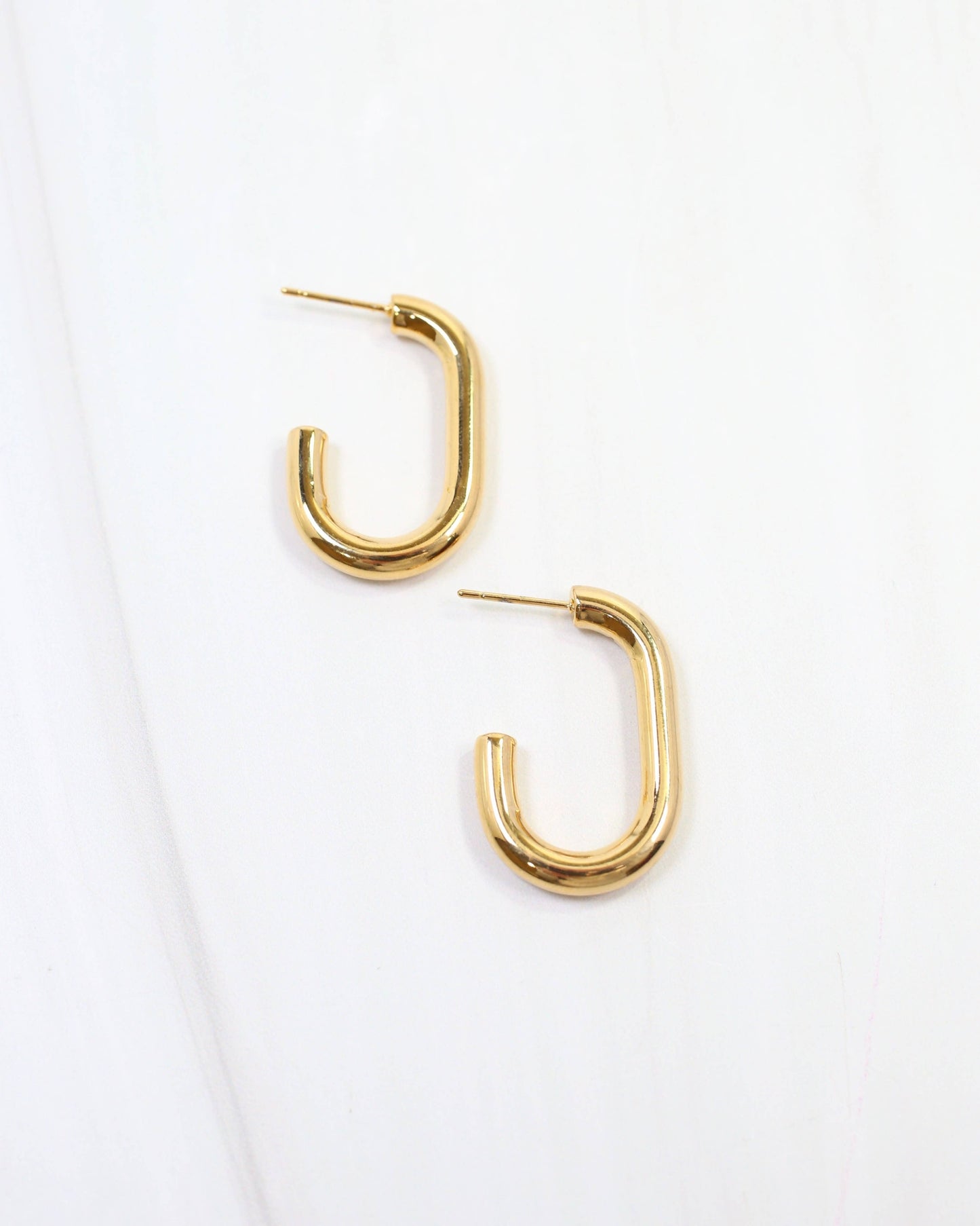 Greenfield Hoop Earring Gold: Default