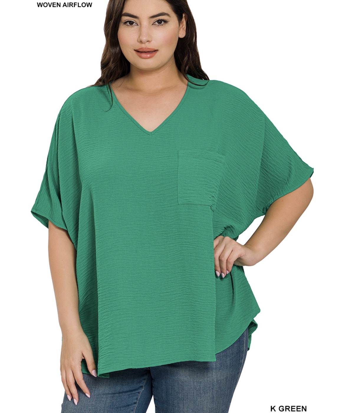 Flow With Me Top-Green