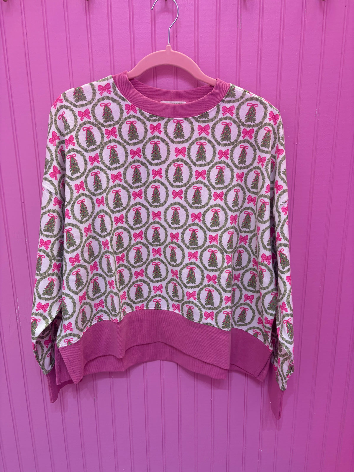 Pink Christmas Cheer Sweatshirt