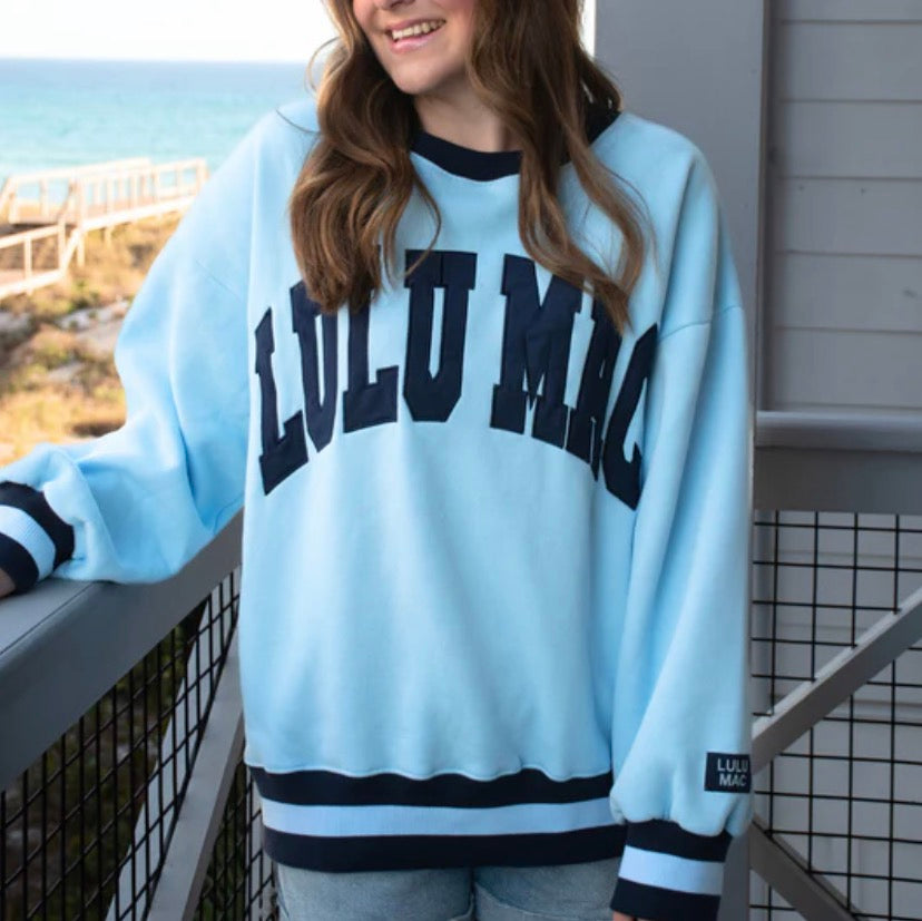LM-Social Society Light Blue/Navy Stitch