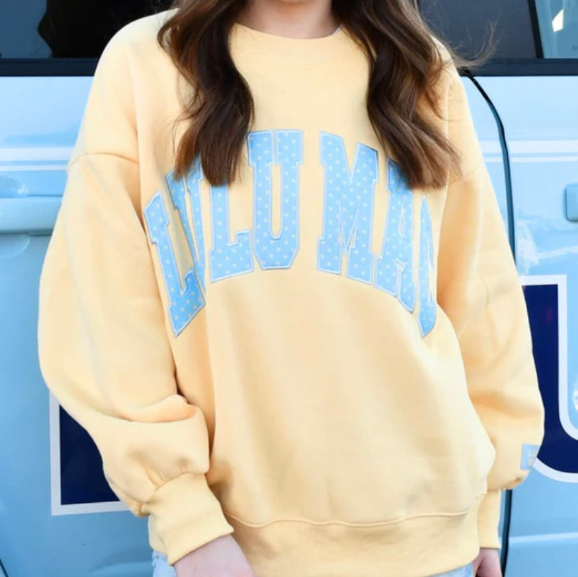 LM-Butter Polkadot Sweatshirt