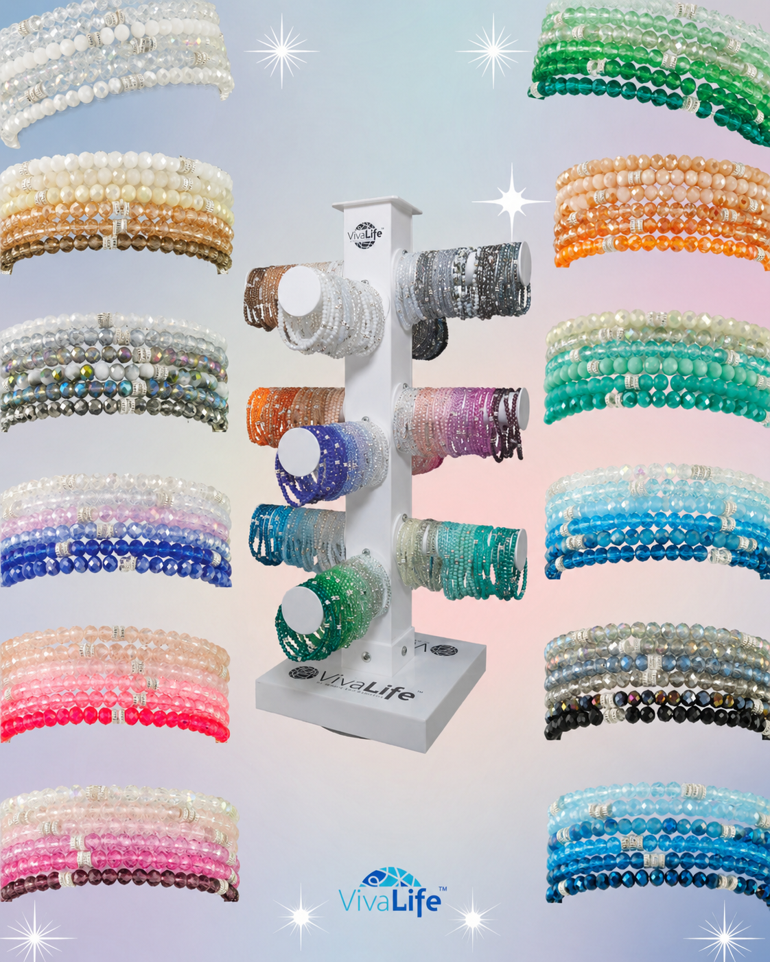 Crystal Glass Bracelets