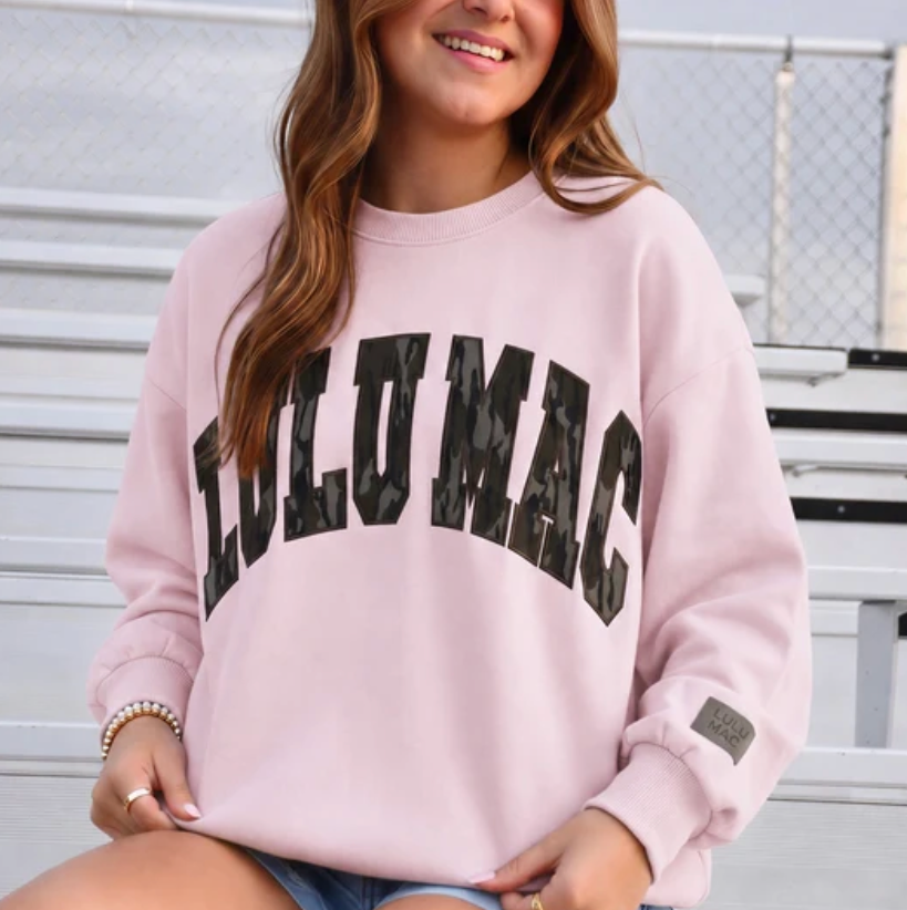 LM-Light Pink Mossy Oak BL Sweatshirt