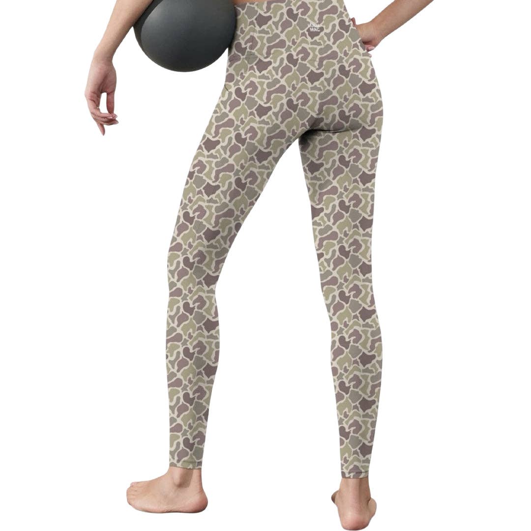 LM-PRINTED LEGGINGS LIGHT CAMO