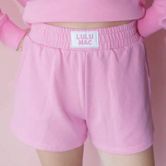 LM-Bubblegum Terry Cloth Shorts