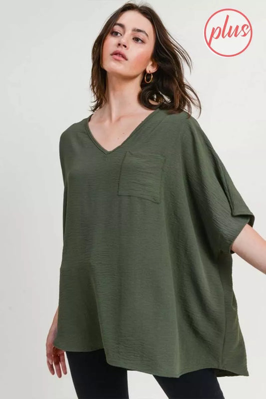 Olive Flow With Me Top
