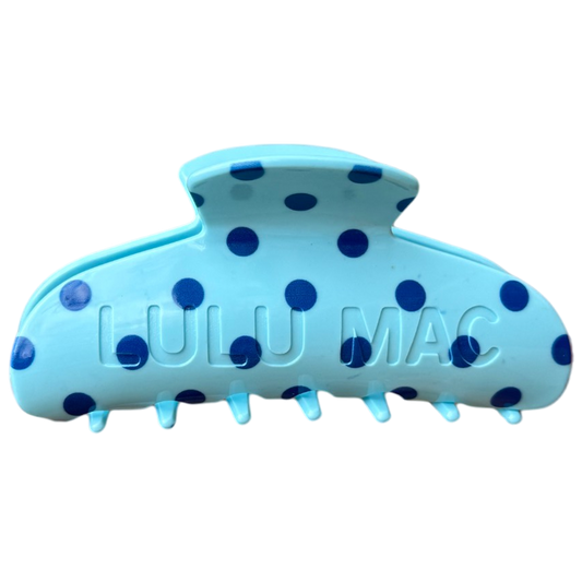 LM-HAIR CLIP Blue/Navy Dot