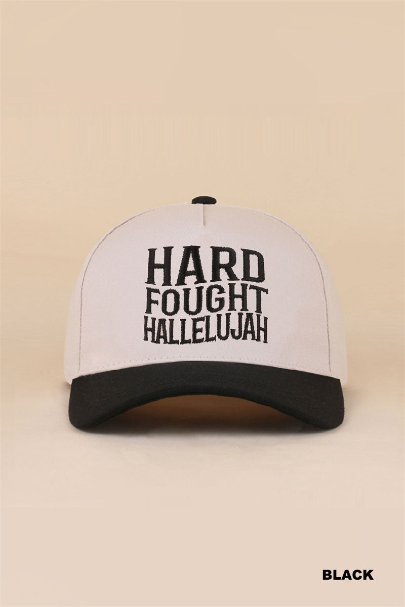 Hard Fought Hallelujah Hat-Black