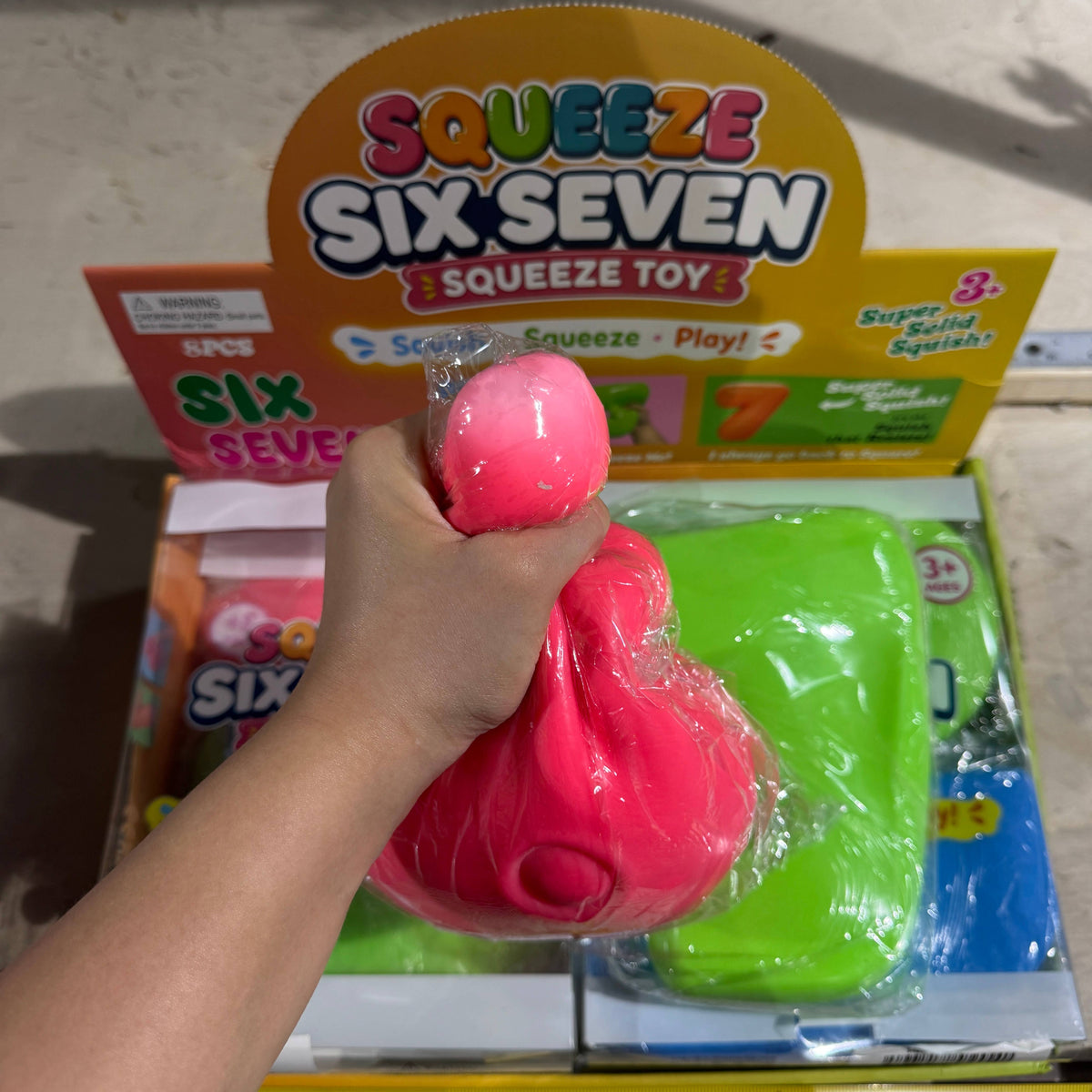 JUMBO Six Seven Meme Squishy