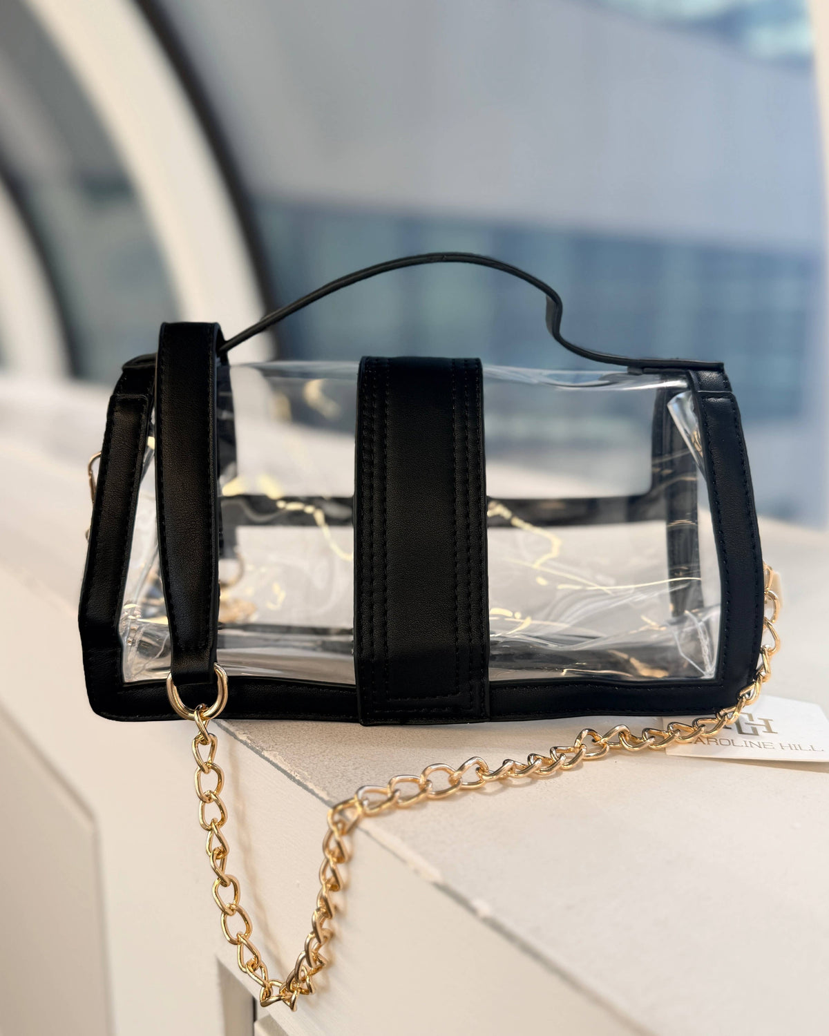 Grace Clear Bag Black
