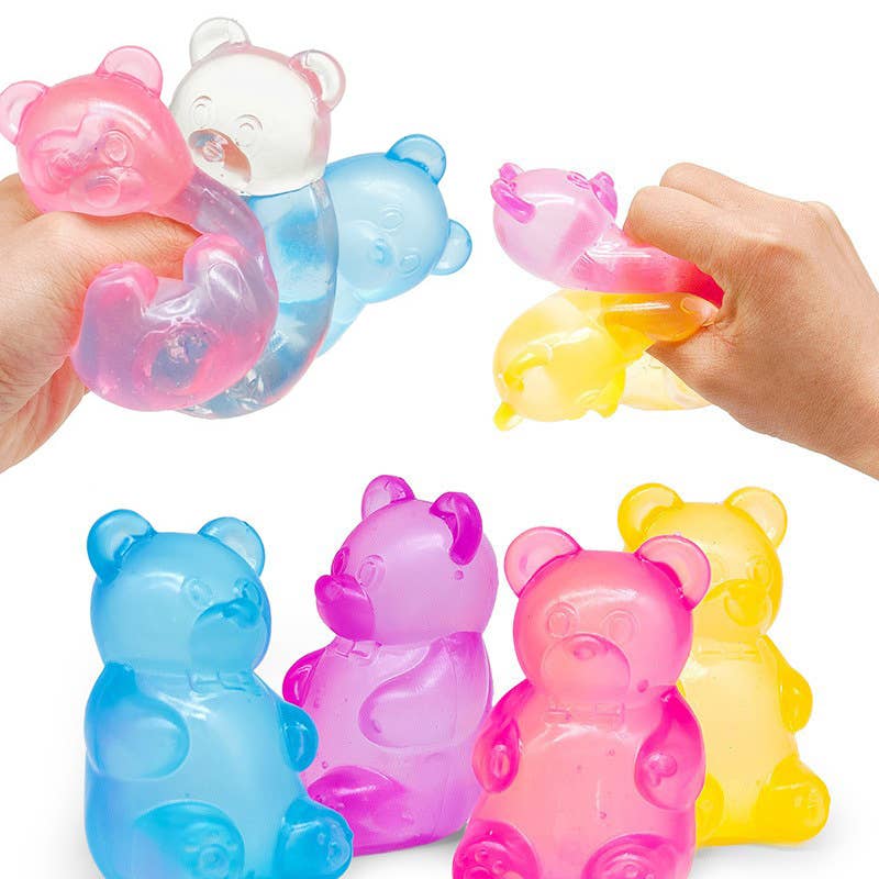 Gummy bear blue squishy