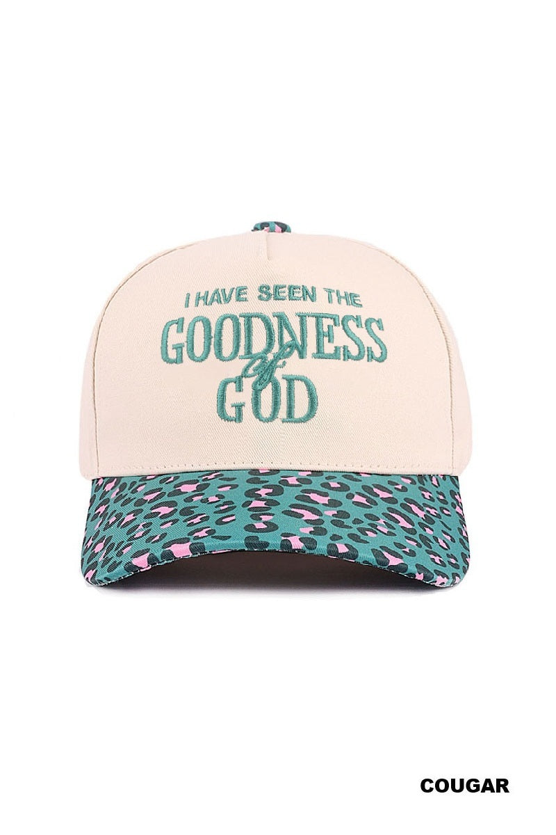 Goodness of God Hat-Teal Cougar