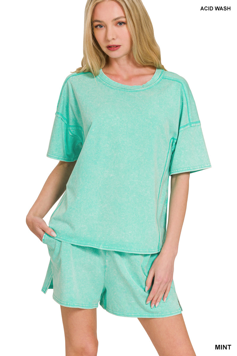 Mint Washed Set