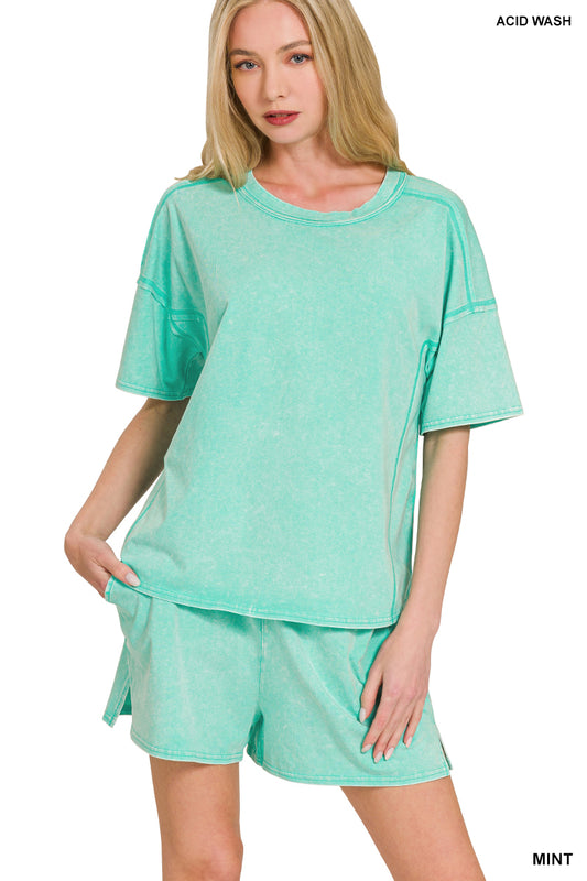 Mint Washed Set