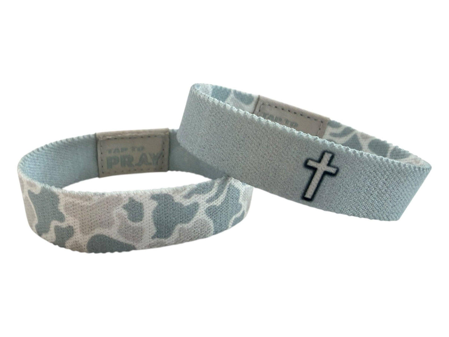 Tap To Pray® Wristband – River Rock Camo - Aspen: Medium