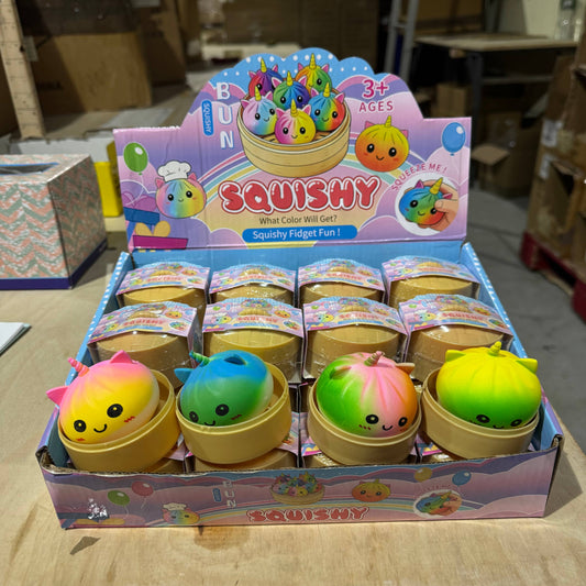 MINI Rainbow Squishy WRAPPED Unicorn Dumpling