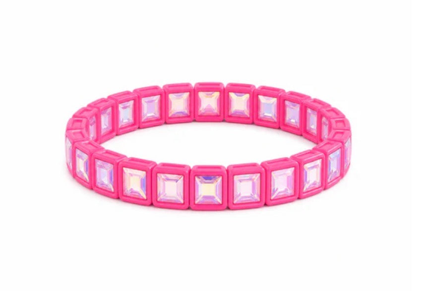 LM-Bubblegum Rhinestone Bracelet
