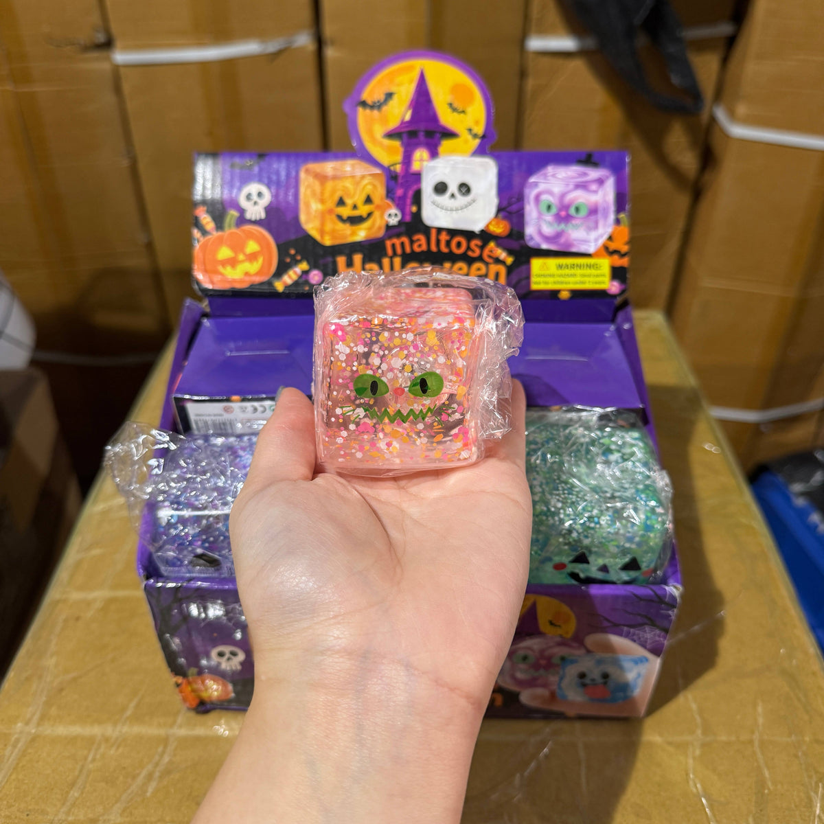 Sugar Squeeze Light Up Halloween Cube