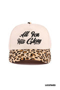 All for his Glory Hat-Leopard