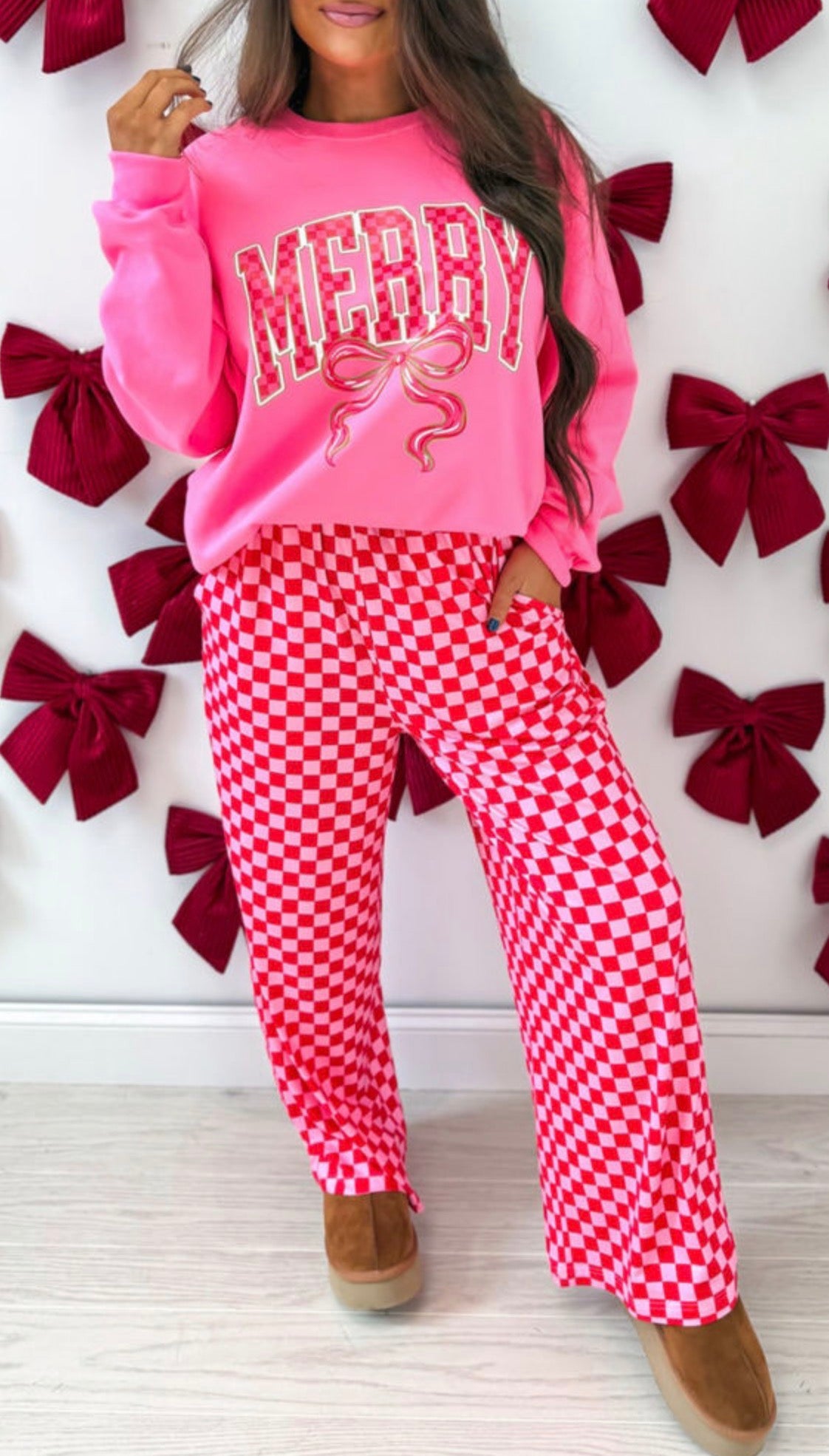 Pink Merry Pants Set