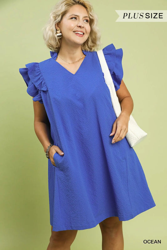 crystal doll blue dress Nightway Plus Size Long Formal Evening Dress 22033W main image 1