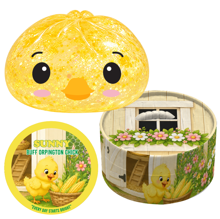 Fun Doh Farm Barnyard Squishy Dumpling Toy