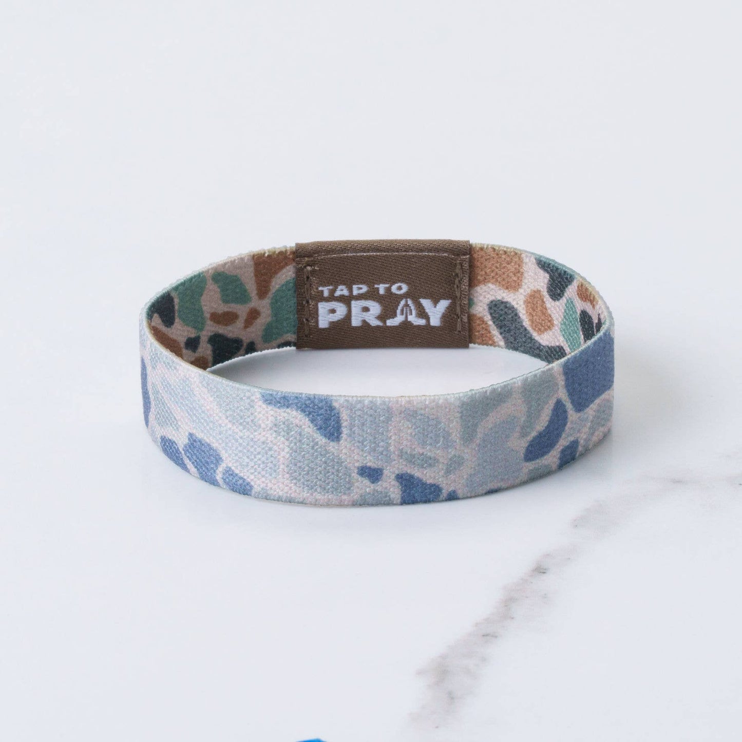 Tap To Pray™ Wristbands - River Rock Camo Classic & Sage: / River Rock Camo Class / Sage
