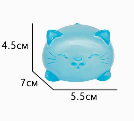 Gummy bear blue squishy