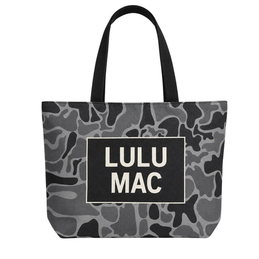 LM-Lulu Mac Tote Black Camo