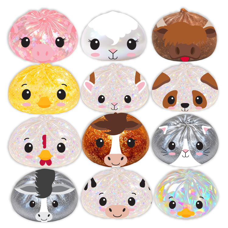 Fun Doh Farm Barnyard Squishy Dumpling Toy