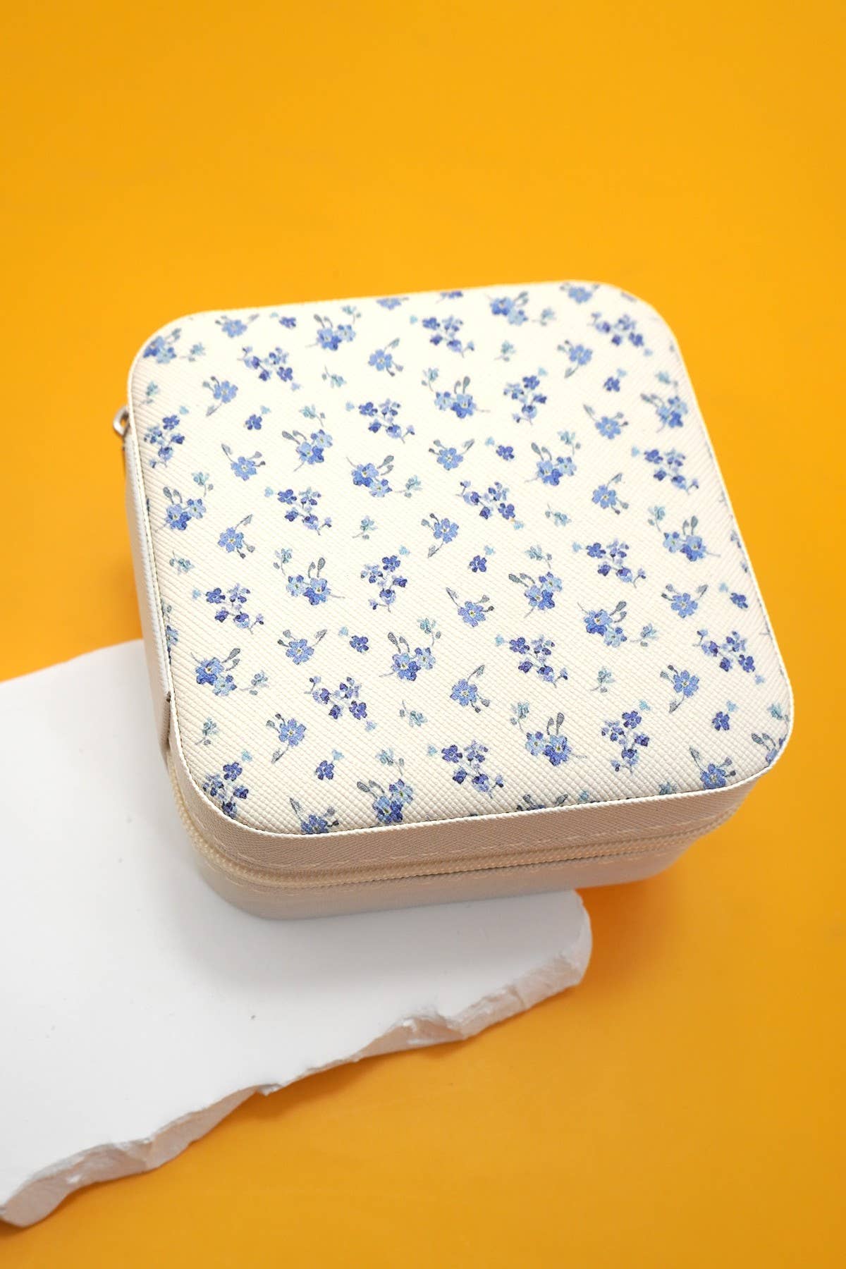 DESIGNED JEWELRY ORGANIZER TRAVEL BOX CASE |BOW FUCHSIA