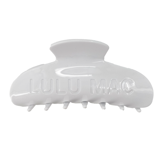 LULU MAC HAIR CLIPS-White