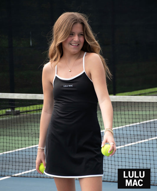 LM-Black/White Athletic Dress