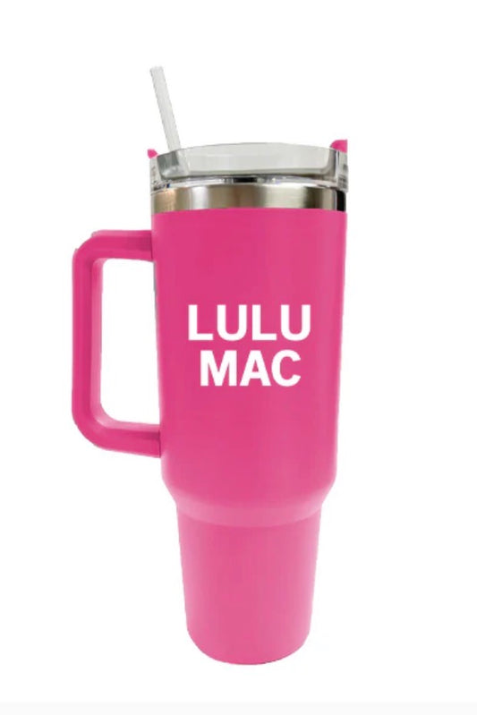 LM-Hot Pink w/White Tumbler