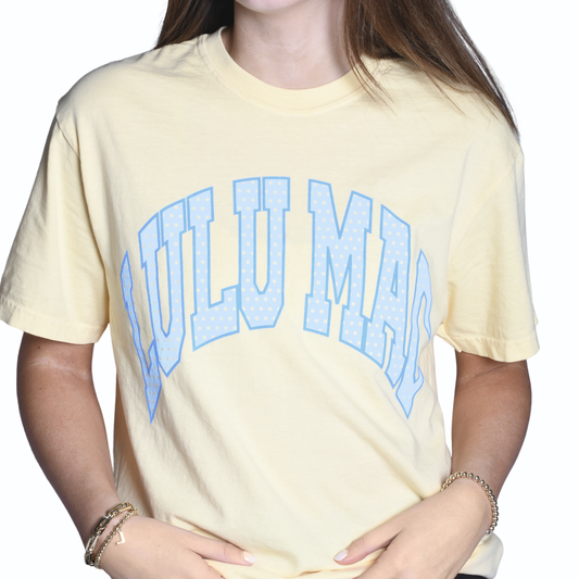 LM-Polka Dot Butter Comfort Colors Tee