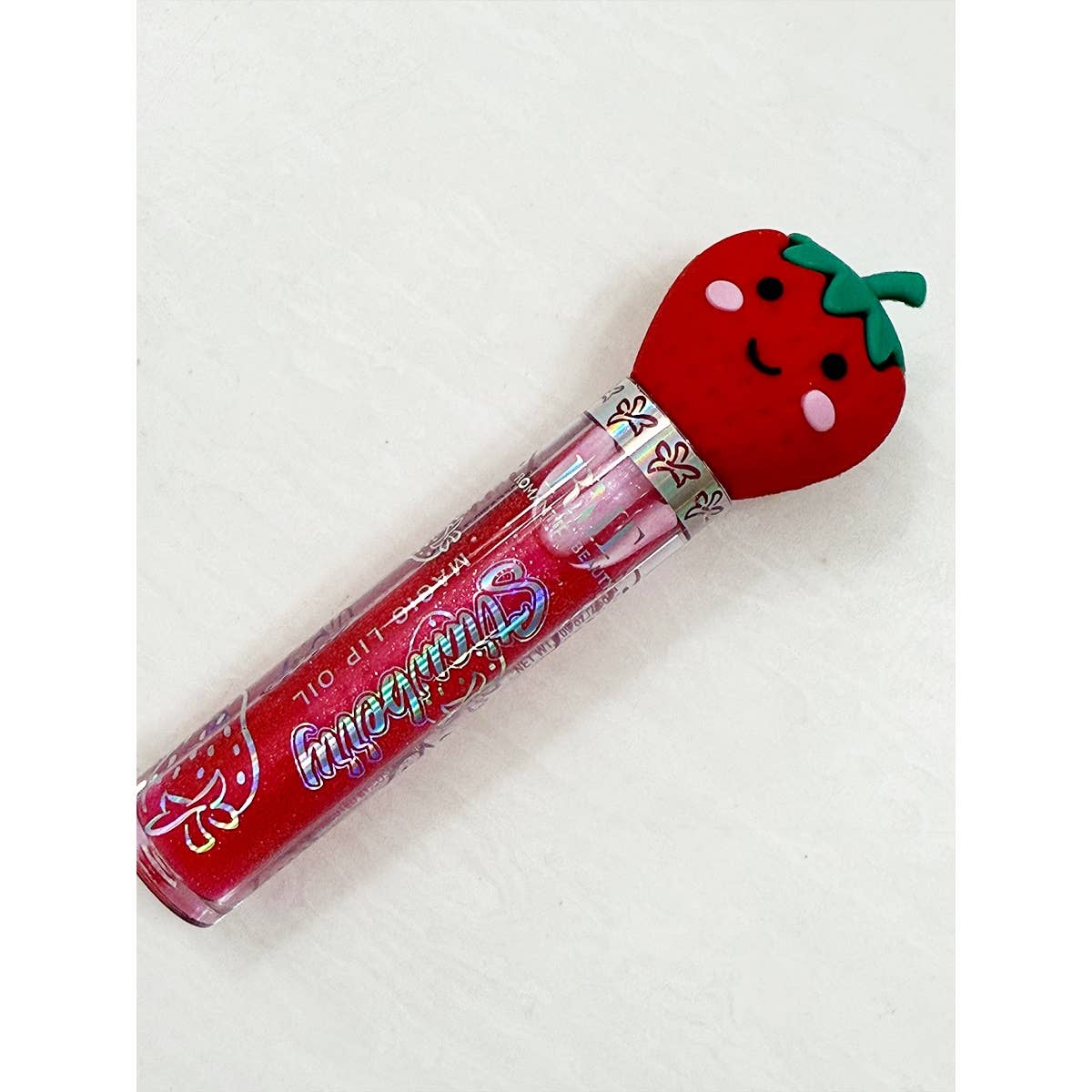 Strawberry Shimmer Magic Lip Gloss: