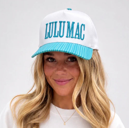 LM-Lulumac Teal Striped Hat