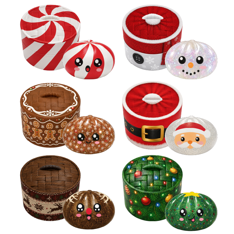 Fun Doh Petite (Mini) Squishy Christmas Dumplings Toy: Wholesale Price